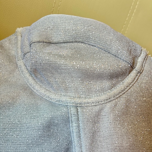 White Fox Canned Heat silver, sparkly, corset top. - Picture 4 of 6